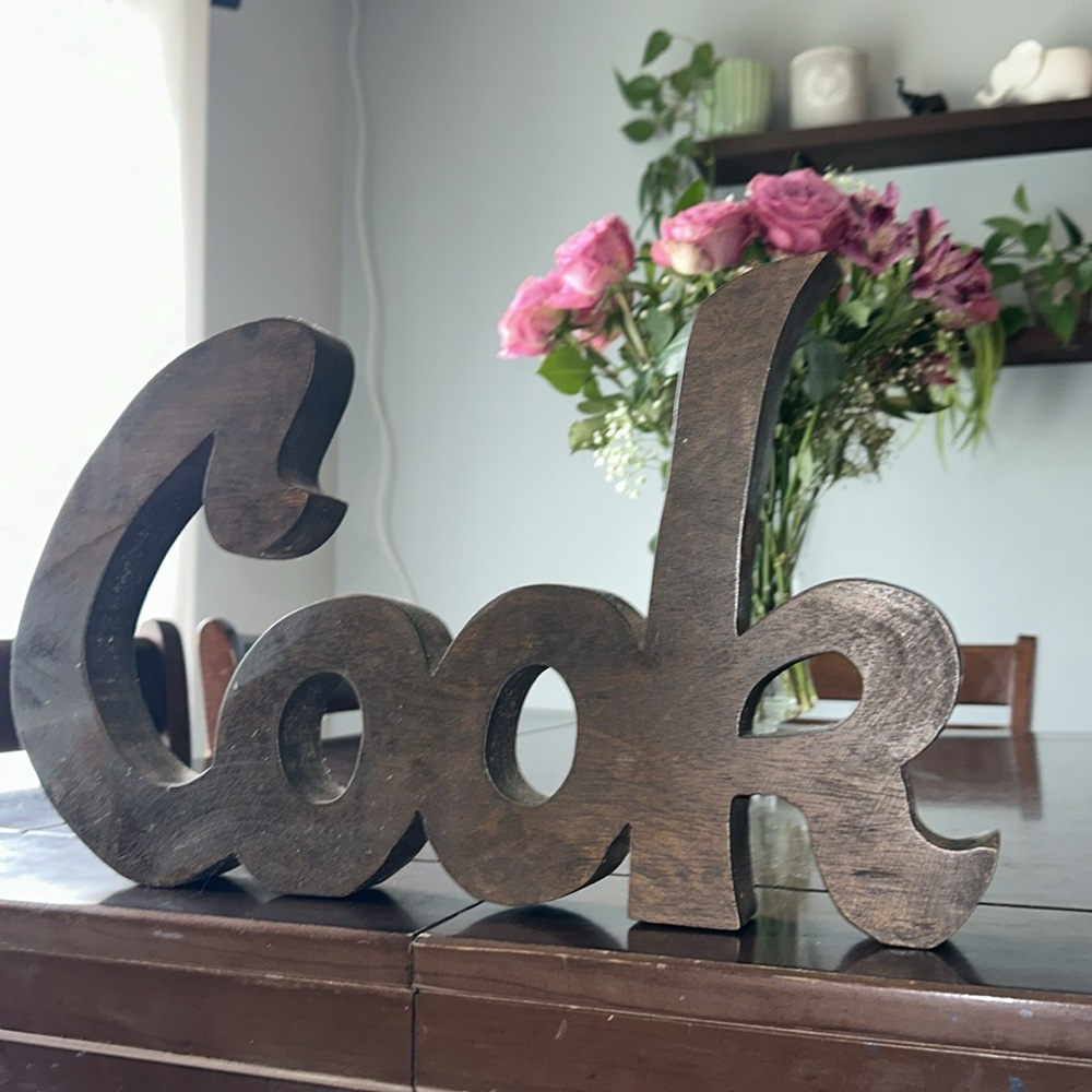 Wooden Cook Sign - Picture 2 of 3